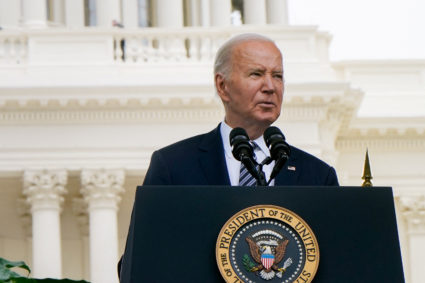 U.S. President Joe Biden attends the annual National Peace Officers’ Memorial Service in Washington
