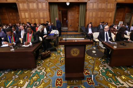 South Africa ask World Court for more emergency measures over Israel's Rafah offensive, in The Hague