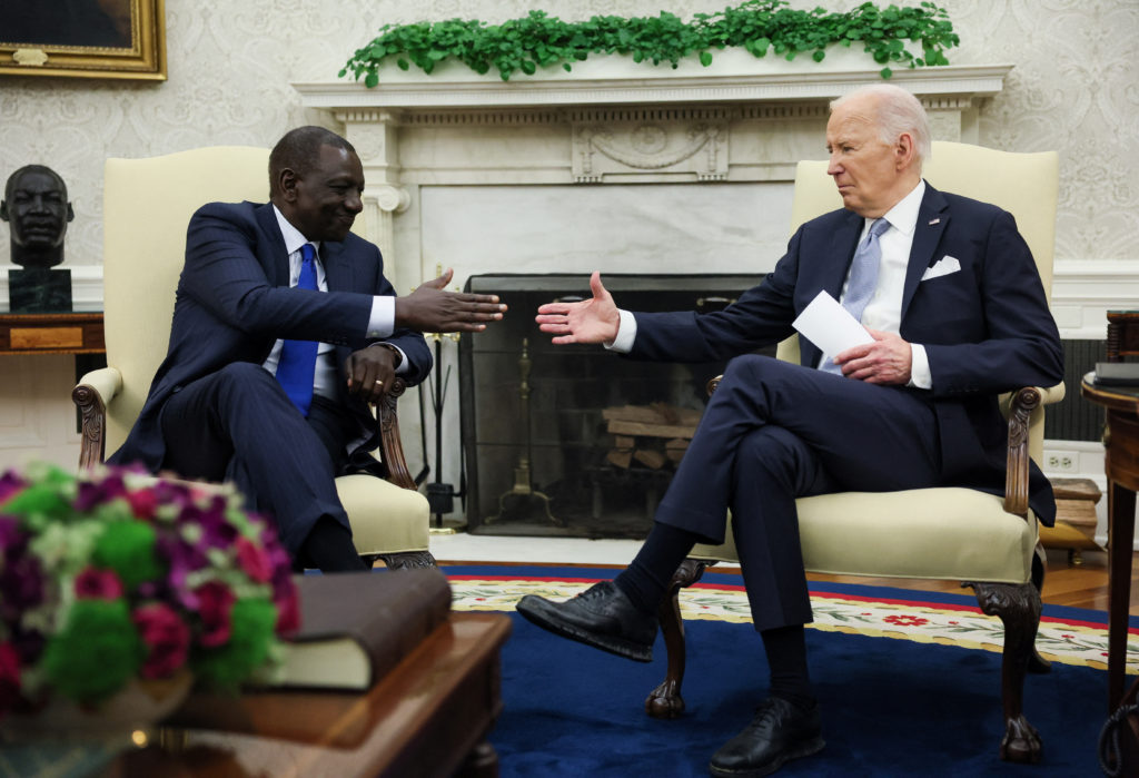 Kenyan President William Ruto visits U.S., in Washington