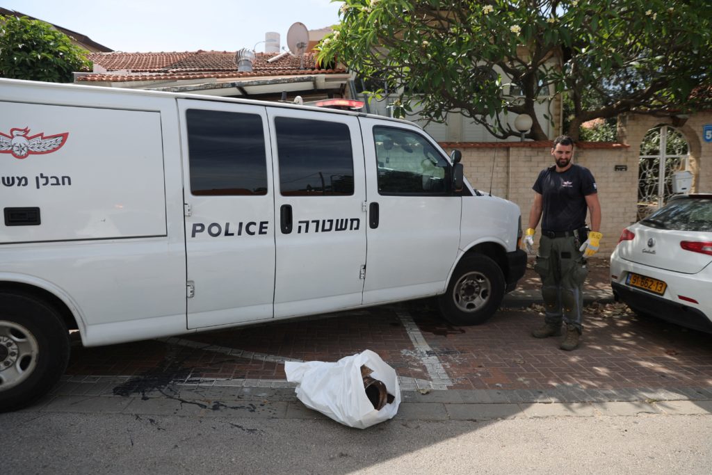 Rockets fired from the Gaza Strip towards Israel