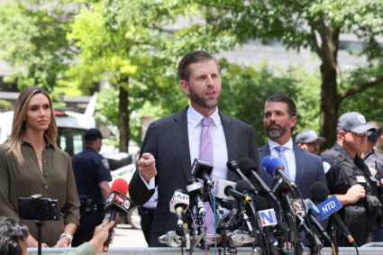 Former U.S. President Trump's criminal trial on charges of falsifying business records continues in New York