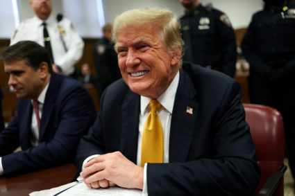 Former U.S. President Trump's criminal trial on charges of falsifying business records continues in New York