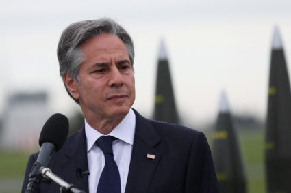 WATCH: Blinken assails misinformation after hinting U.S. may allow Ukraine to strike inside Russia