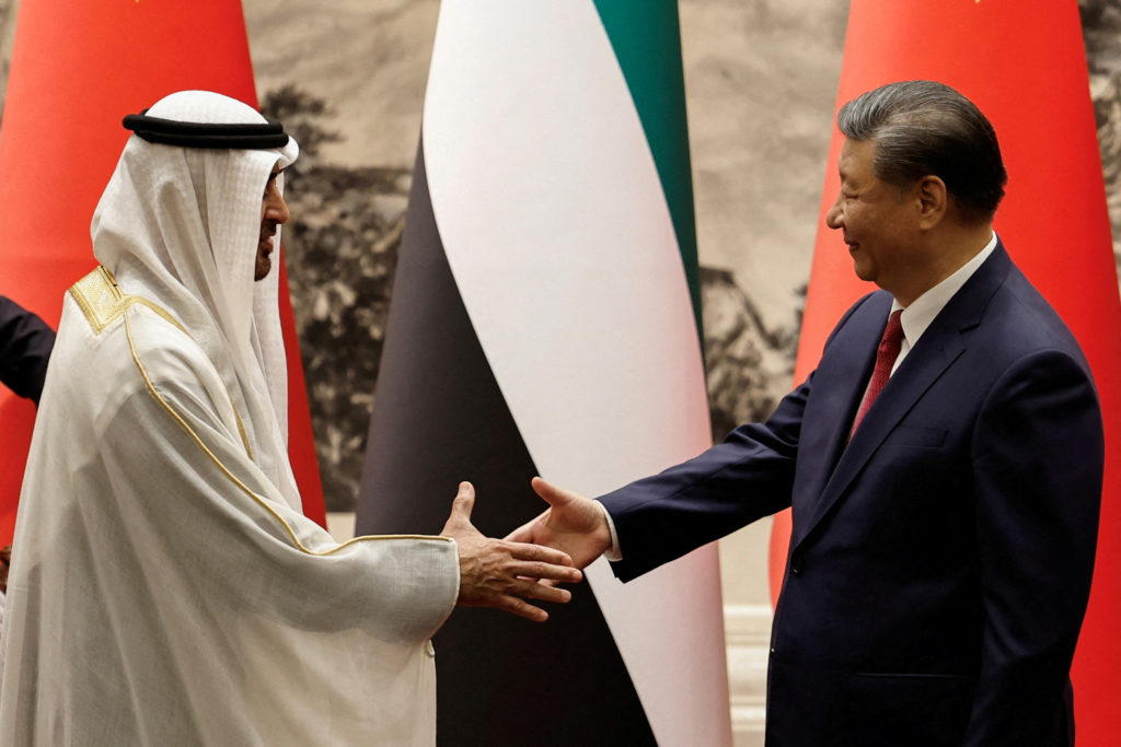 UAE President Sheikh Mohammed bin Zayed Al Nahyan visits China