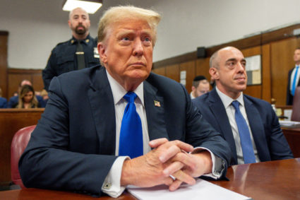 Former U.S. President Trump's criminal trial on charges of falsifying business records continues in New York