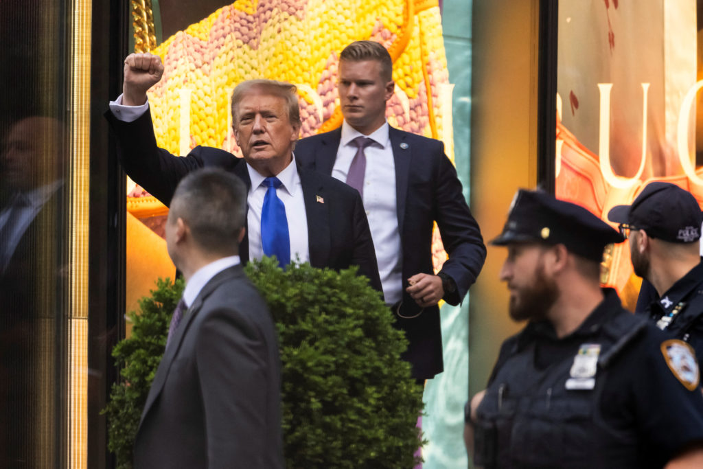 Former U.S. President Trump found guilty on 34 felony counts of falsifying business records, in New York