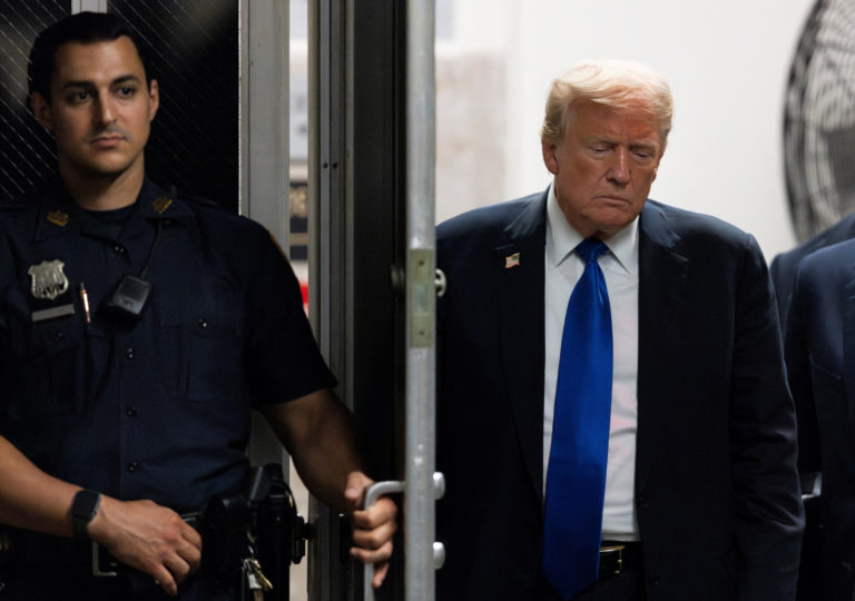 Former U.S. President Trump's criminal trial on charges of falsifying business records continues in New York