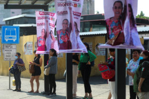 Political campaign advertising in Mexico City
