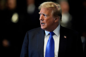 Former U.S. President Trump's criminal trial on charges of falsifying business records continues in New York