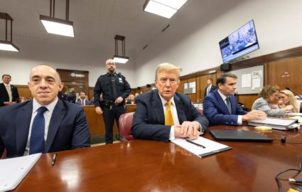 Former U.S. President Trump's criminal trial on charges of falsifying business records continues in New York