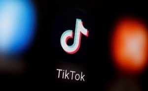 FILE PHOTO: A TikTok logo is displayed on a smartphone in this illustration