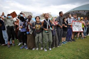 A protest encampment in support of Palestinians is re-occupied at the Massachusetts Institute of Technology