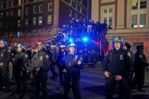 Protest in support of Palestinians, in New York City