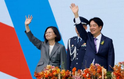 Taiwan's president urges China to end threats as Beijing says independence is 'dead end'