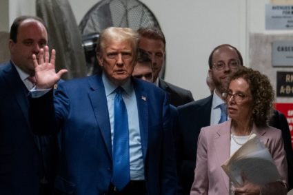 Former U.S. President Trump's criminal trial on charges of falsifying business records continues in New York