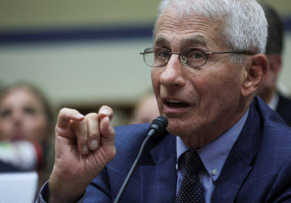 Dr. Anthony Fauci testifies before House Oversight and Reform Select Subcommittee hearing on Capitol Hill in Washington