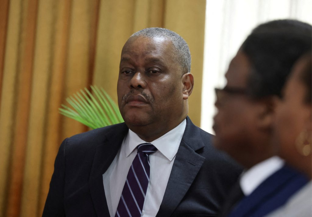 FILE PHOTO: Haiti's interim prime minister, Garry Conille, is shown in Port-au-Prince