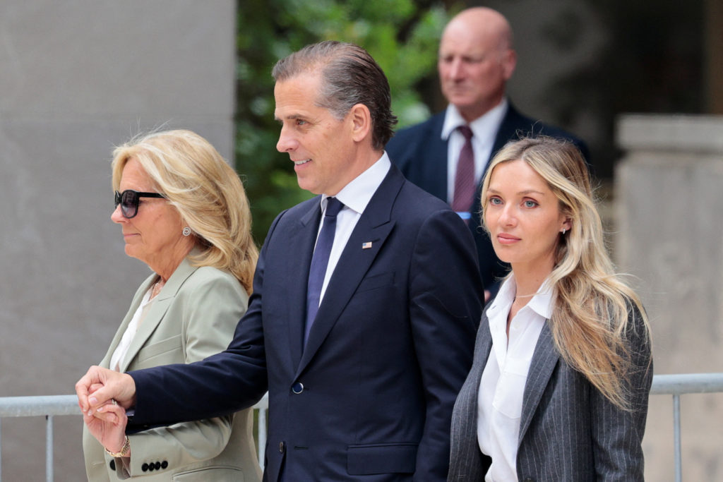 The jury in Hunter Biden's trial on criminal gun charges finds him guilty on all three counts, in Wilmington