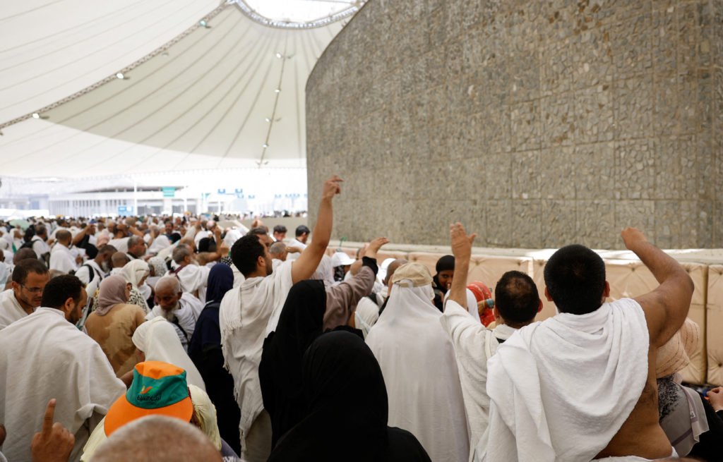 Annual haj pilgrimage in Mina