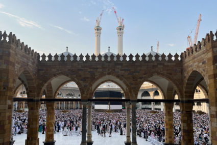 Annual haj pilgrimage in Mecca