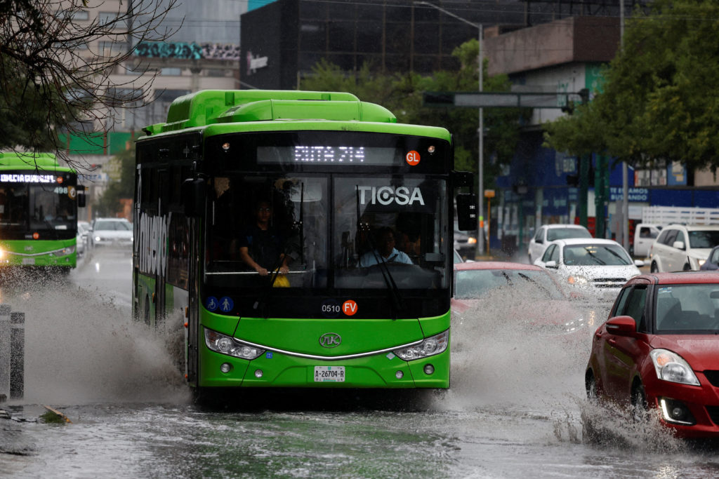 Tropical storm Alberto causes rainfall in Monterrey