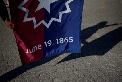 FILE PHOTO: Americans mark 157th anniversary of Juneteenth