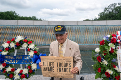 D-Day 80th anniversary commemoration at the National World War II Memorial in Washington