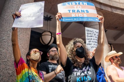 Activists Rally Against Proposed Texas Bills That Would Limit Healthcare To Transgender Youth