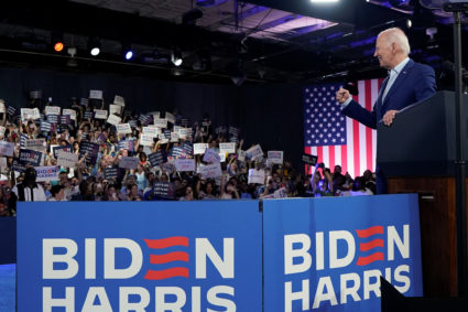 U.S. President Joe Biden campaigns in Raleigh