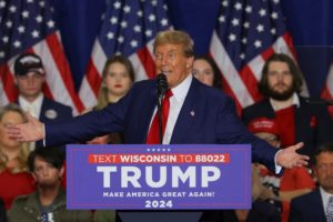 Republican presidential candidate and former U.S. President Donald Trump's campaign rally in Green Bay