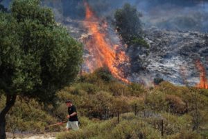 Fire following over border rockets launching to Israel from Lebanon, amid ongoing cross-border hostilities between Hezboll...
