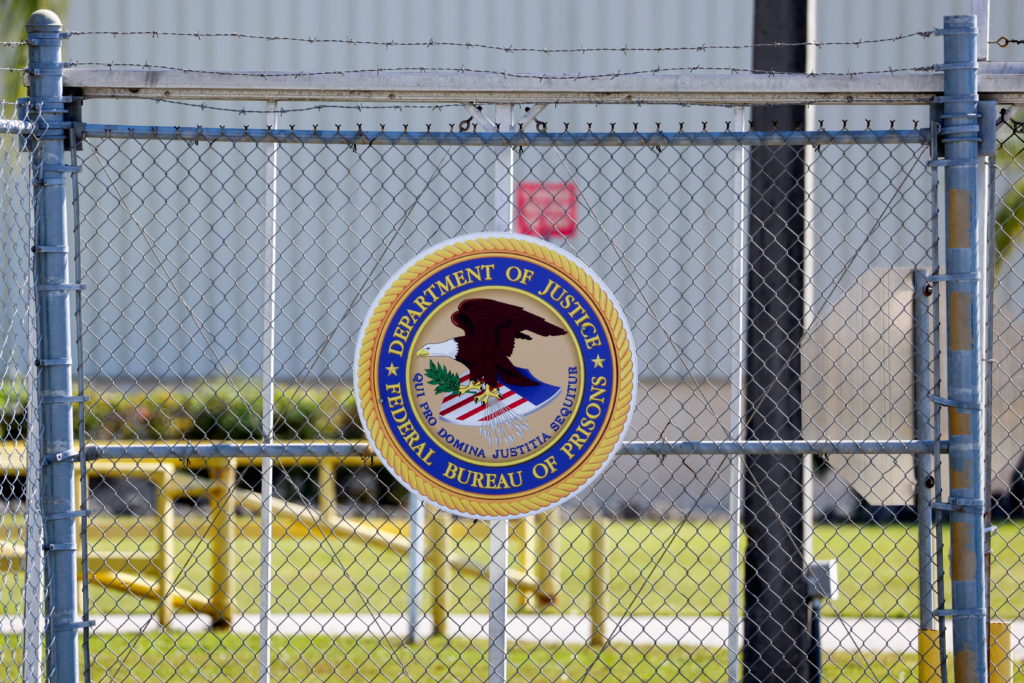 Peter Navarro arrives to begin his prison sentence, in Miami