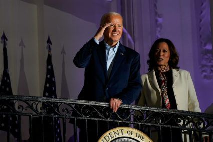 U.S. President Joe Biden and first lady Jill Biden host an Independence Day celebration at the White House in Washington