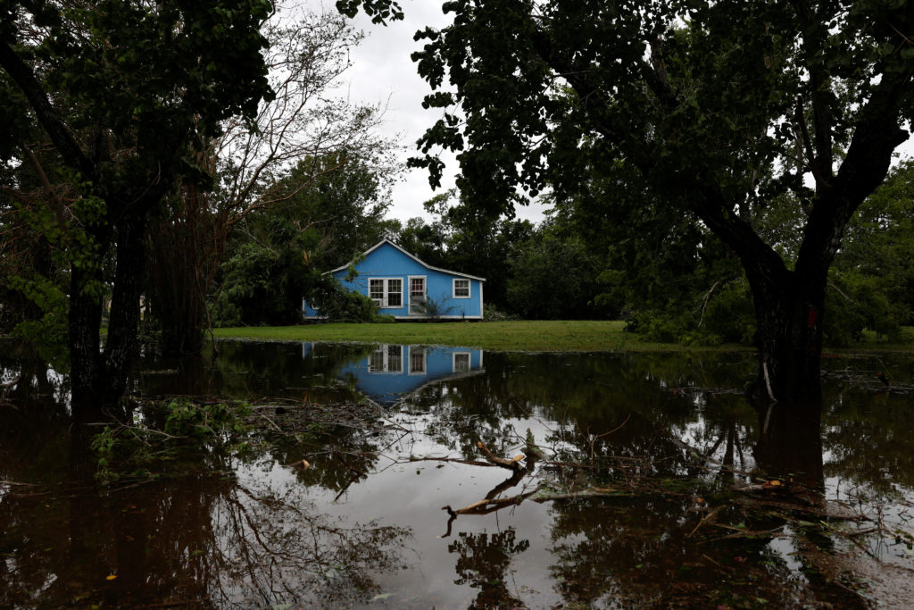 Aftermath of Hurricane Beryl, in El Campo
