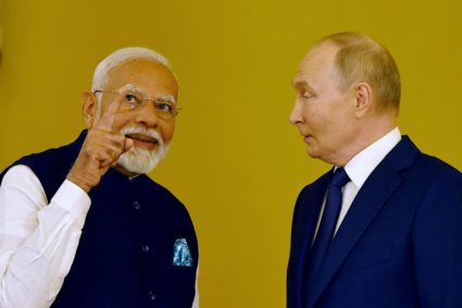 Putin hosts India's prime minister in Russia to deepen ties, but war in Ukraine looms