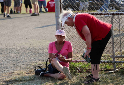 Republican presidential candidate Donald Trump holds a campaign rally in Butler