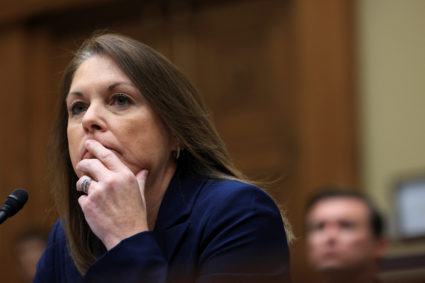 U.S. Secret Service Director Kimberly Cheatle testifies before a House of Representatives Oversight Committee hearing