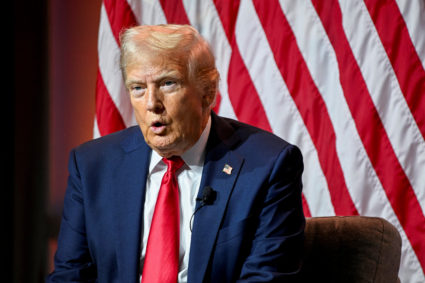 Trump speaks at NABJ venue in Chicago