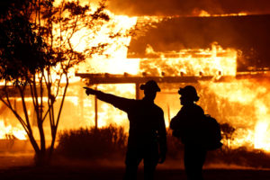 Firefighters tackle the Park Fire near Chico