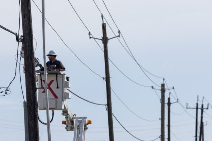 Aftermath of Hurricane Beryl in Surfside Beach, Texas