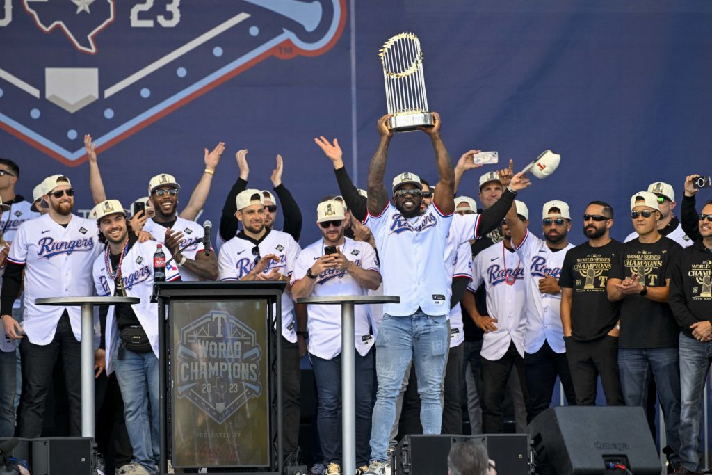 MLB: Texas Rangers-Championship Parade