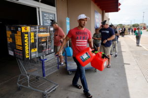 Aftermath of Hurricane Beryl, in Rosenberg