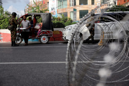 Curfew imposed in response to student-led protests against government job quotas, in Dhaka