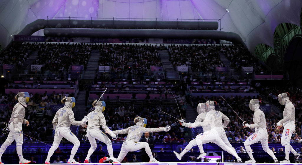 Fencing - Women's Sabre Team Gold Medal Match