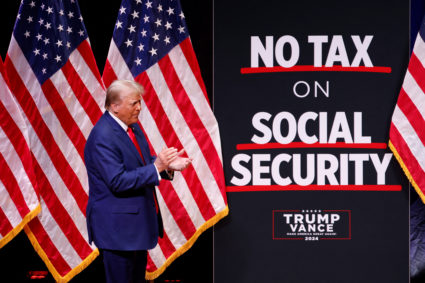 WATCH: Trump makes big economic promises and veers off topic during speech in Asheville, NC