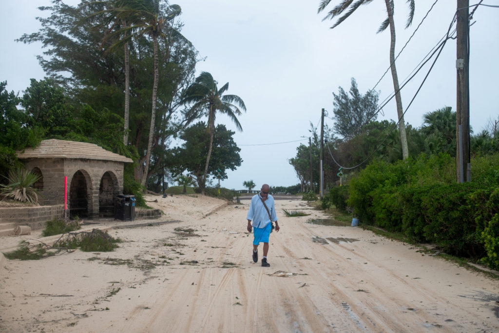 Hurricane Ernesto passes through Bermuda