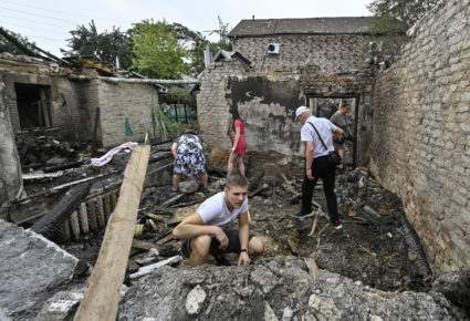 Russian missiles and drones kill 5 in Ukraine, as Western-supplied F-16s down some of them