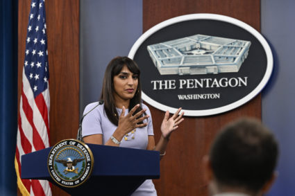 Deputy Pentagon Press Secretary Sabrina Singh