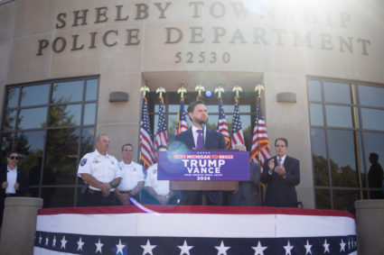 Vice Presidential Candidate JD Vance Speaks In Michigan