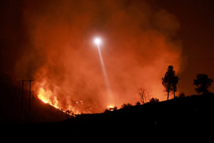 Firefighters converge on the Borel Fire in California